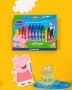 Нови Детски пастели 12 цвята Peppa Pig STAEDTLER Jumbo за оцветяване деца рисуване, снимка 6