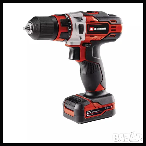 Комплект безжични винтоверт и фенер Einhell
TE-CD 12/1 Li +22+CL (2x2.0Ah), снимка 3 - Винтоверти - 55348713