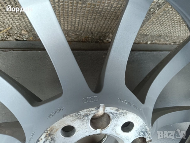 ОРИГИНАЛНИ джанти 17 ' цола 5x112 AUDI / АУДИ А4 А6 VW SKODA ET36, снимка 14 - Гуми и джанти - 54485957