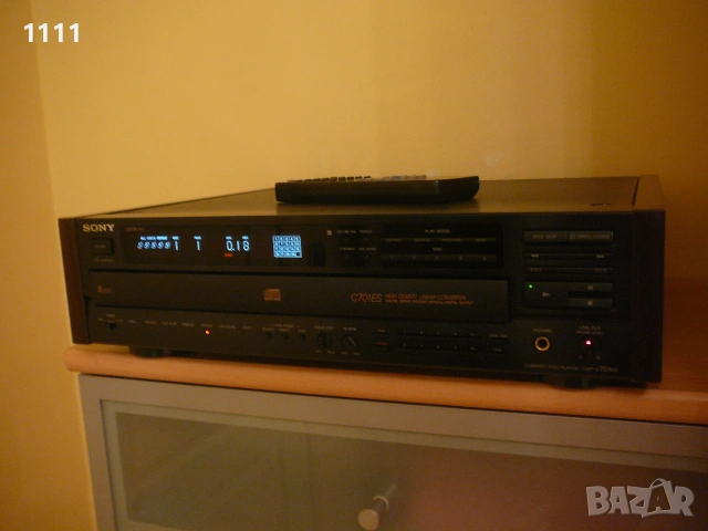 SONY CDP-C701ES, снимка 3 - Ресийвъри, усилватели, смесителни пултове - 55176288