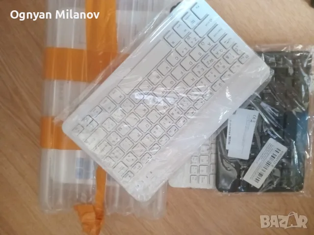 4бр.10-инчова,Bluetooth акумулаторна клавиатура
