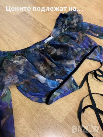 Къса блуза/бюстие Zara, снимка 2 - Корсети, бюстиета, топове - 54931701
