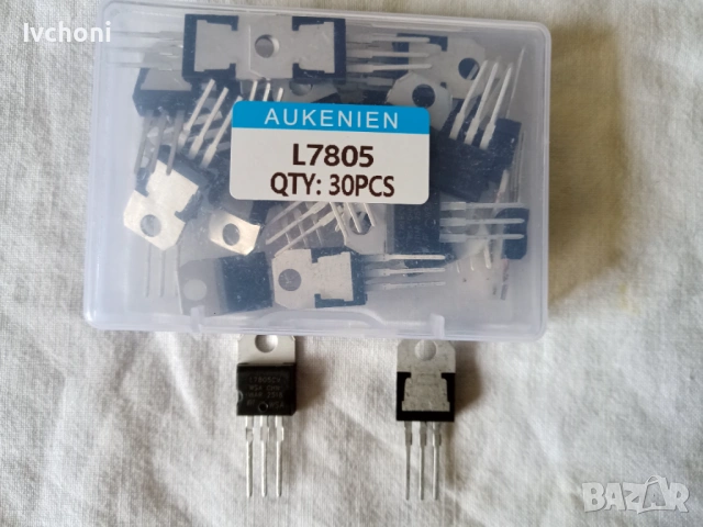 Регулатор на напрежение Arduino Clone L7805, IC 5V 1.5A TO- -220 50бр.