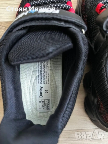 Детски маратонки "Fashion" – №36 – Черно и червено, снимка 9 - Детски маратонки - 54242286