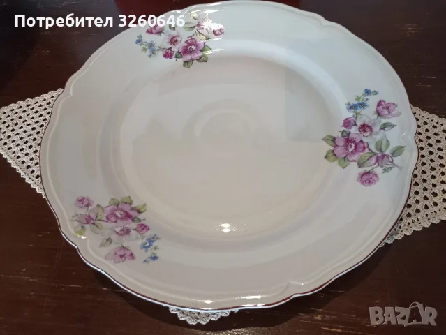 Големи порцеланови плата , снимка 4 - Чинии - 55689886