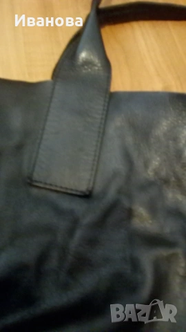 Разкошна голяма чанта от естествена кожа, снимка 4 - Чанти - 54017087