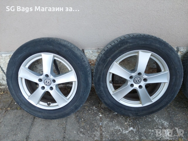 Vw tiguan лети джанти с гуми 225/60/17, снимка 5 - Гуми и джанти - 54832506