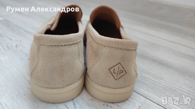 Нови дамски бежови мокасини LORO PIANA by Fabiano EUR37,5, снимка 8 - Дамски ежедневни обувки - 55532669