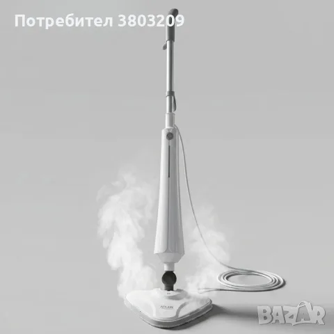 Парен моп Adler – 1300W мощност, дезинфекция без химикали и перфектно чисти подове