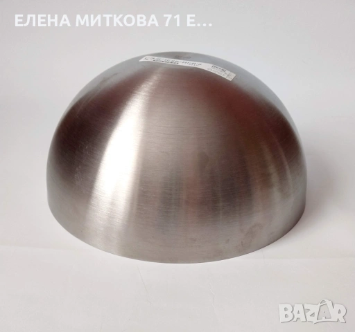 Голяма дълбока купа от неръждаема стомана, снимка 3 - Съдове за готвене - 55157843