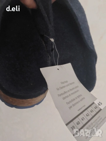 Мъжки чехли 🇩🇪 Size 44-45 100% Вълна