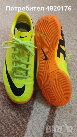 Маратонки Найк / Nike Mercurial Футзал, използвани номер 37.5, снимка 2 - Футбол - 54821674