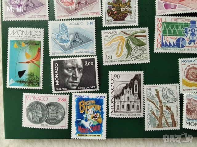 Монако 1987, снимка 4 - Филателия - 54842738