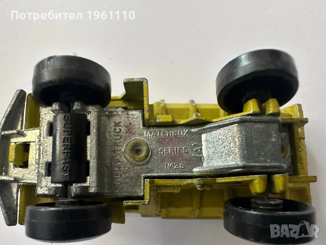 Matchbox Superfast, Lesney No:28, Самосвал, лят модел., снимка 6 - Колекции - 55425060