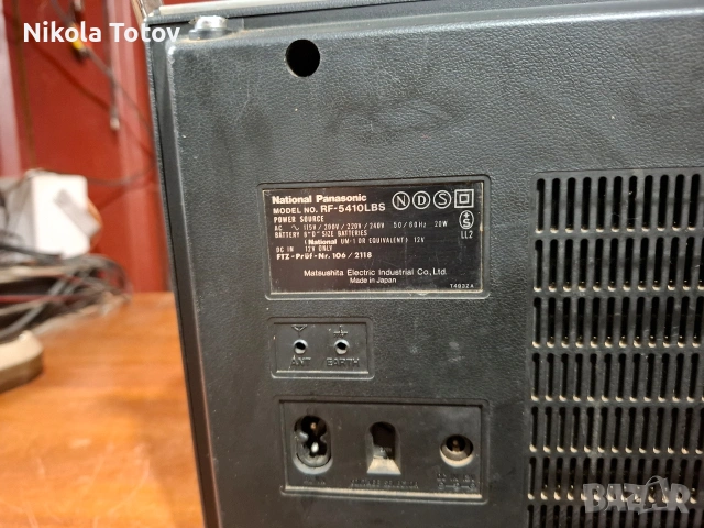 Продава се касетофон National Panasonic RF-5410LBS. , снимка 6 - Радиокасетофони, транзистори - 54060253