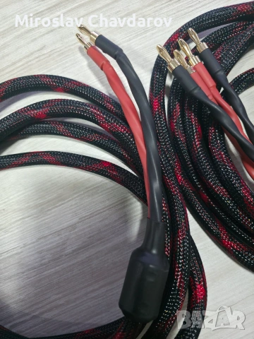  Bi-Wire кабел 2 х 3 метра , снимка 2 - Аудиосистеми - 55030809