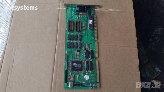 Видео карта Cirrus Logic UTD-01D CL542X 16-bit ISA/VLB, снимка 6 - Видеокарти - 54576098