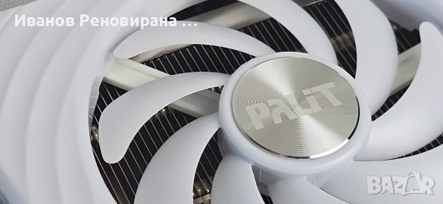 Видео карта Palit White OC RTX 5060ti, 8GB GDDR7 Nvidia GeForce, снимка 5 - Видеокарти - 54715447