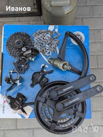 Пълен монтаж 3x8 Shimano Altus / Tourney