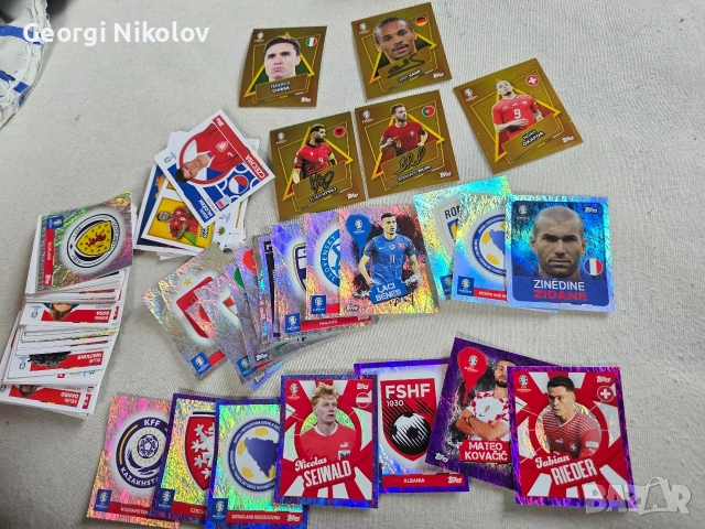 лепенки евро 2024 topps , лепенки за албум