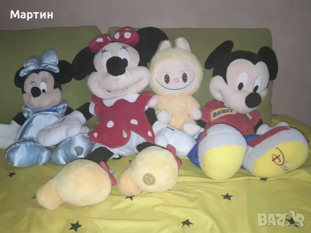 ГОЛЕМИ оригинални плюшени играчки, Labubu, Disney (Мики и Мини Маус) 