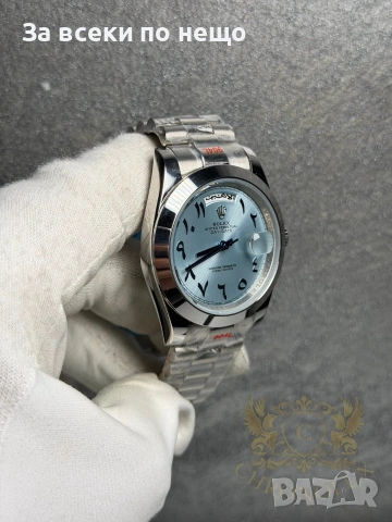 Rolex Arabic Dial Мъжки Часовник С Автоматичен Механизъм Код Chronolux14, снимка 2 - Мъжки - 55078732