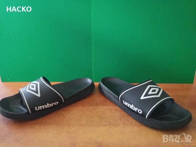 ЧЕХЛИ UMBRO Номер 42 Стелка 27 см. 100% Оригинални Внос от Англия, снимка 4 - Джапанки - 55050910