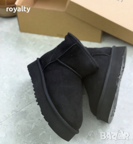 UGG Нови Черни Дамски Боти с Кутия ЮДжиДжи , снимка 2 - Дамски боти - 54397360
