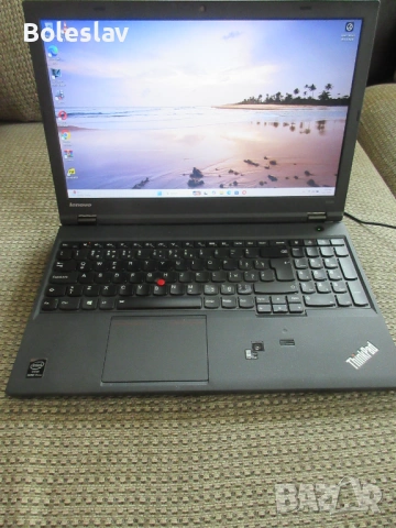 Лаптоп Lenovo Thinkpad W540,i7-4800MQ,16GB RAM,500GB SSD,нова 9 клетъчна батерия,докинг станция