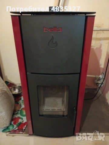 Пелетна камина Bella 13 kW |, снимка 2 - Пелети - 54643051