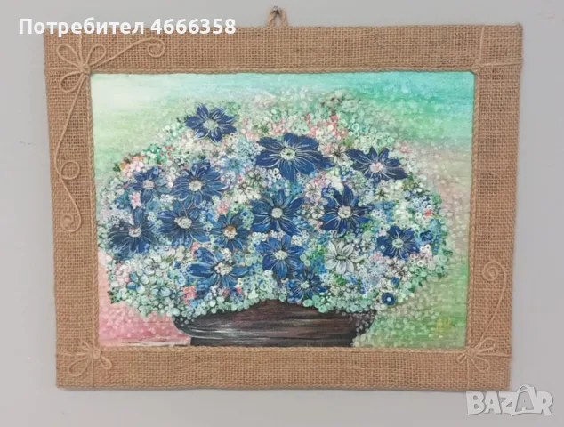 Картини акрилни и маслени бои.