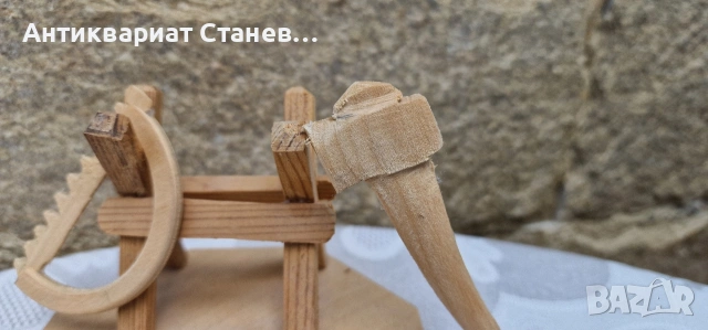 Ръчно изработена скандинавска дървена композиция , снимка 6 - Декорация за дома - 55203142
