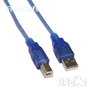 Кабел За Arduino UNO/MEGA (USB A to Micro USB) – 30 cm, снимка 2 - Кабели и адаптери - 55506678