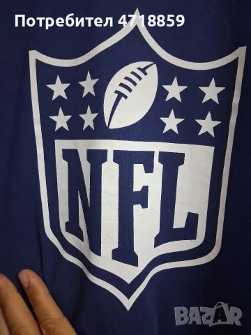 Памучна фен-тениска на NFL, снимка 2 - Фен артикули - 55327548