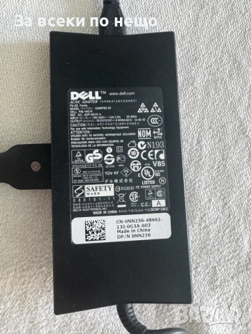 Оригинално захранване зарядно Dell 19.5V 4.62A 90W Светеща букса , зарядно DELL 90W, снимка 3 - Кабели и адаптери - 55387691
