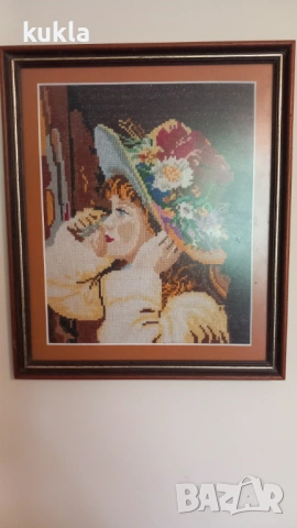 Гоблен момиче с шапка