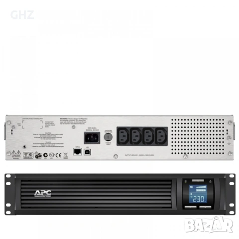 APC Smart UPS SMC1500I-2U/ 1500VA / 900W / LCD / RM 2U / Непрекъсваемо захранване