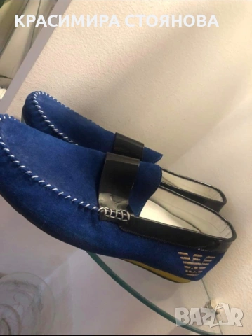 Мъжки мокасини на Armani 