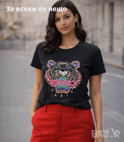 Kenzo Дамска Тениска👚Дамска Блуза С Къс Ръкав Кензо - 2 Цвята Код Bal Style53