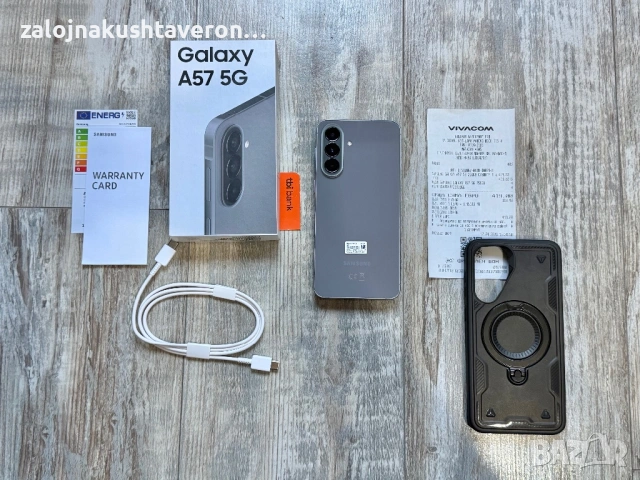  Samsung Galaxy A57 5G 256 GB 8 GB Ram Dual Sim Като Нов и Гаранционен, снимка 2 - Samsung - 54621483