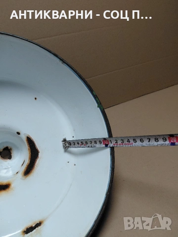 Соц Стара Емалйрана Лампа. НОМЕР 1799., снимка 8 - Антикварни и старинни предмети - 54370932