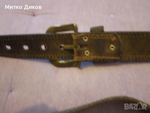 Колан естествена кожа нов 105см на 36 мм и друг 99см широк на 28мм, снимка 11 - Колани - 43050023