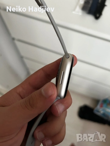 Apple Watch 7 White, снимка 4 - Смарт часовници - 54857115