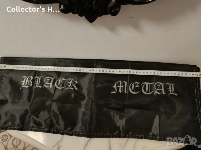 Знаме на Venom Black Metal отлично състояние, размери 90 на 60 см., снимка 4 - Други ценни предмети - 55165664