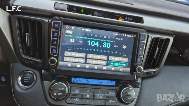 9" Навигация Android 15 за Toyota Rav4 (2013-2018), снимка 3 - Навигация за кола - 55472826