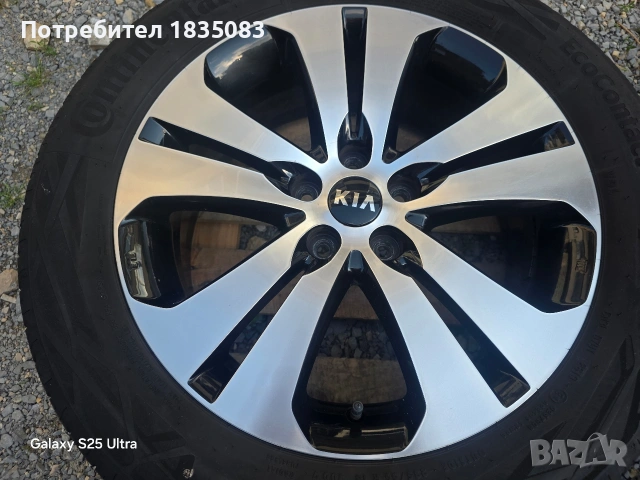 Лети джанти 18ки 5х114.3 Kia + летни гуми 235/55/18, снимка 4 - Гуми и джанти - 54825983