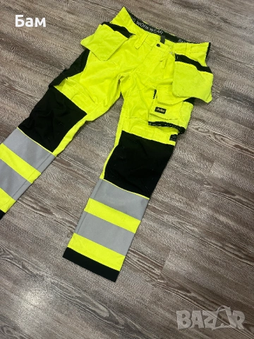 Мъжки!Snickers 6243 Hi-Vis With Holster Pockets размер 54/ХЛ, снимка 3 - Панталони - 54018892