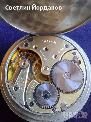 Стар джобен часовник - Omega., снимка 3 - Джобни - 55321638