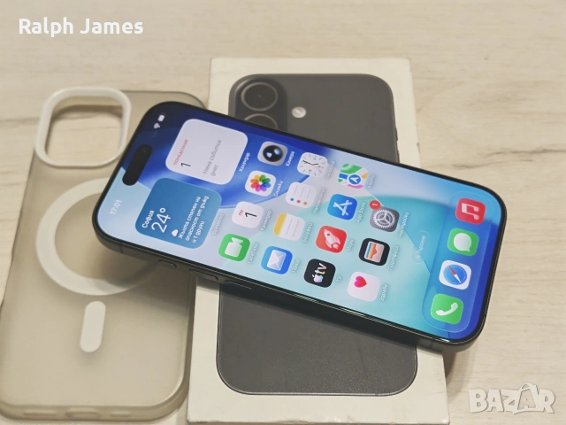 Като нов iPhone 17 5G 256 GB Black Гаранция, снимка 4 - Apple iPhone - 54809787
