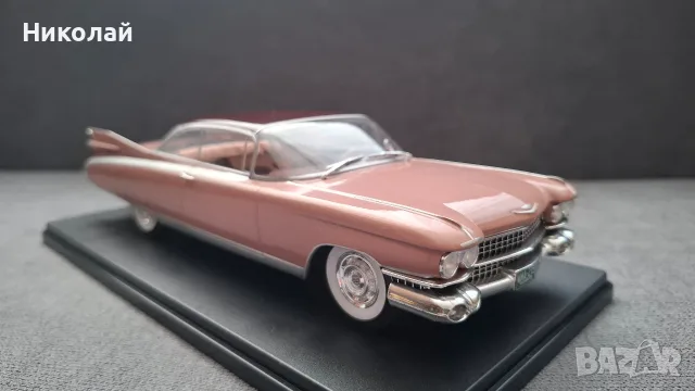 1959 Cadillac Eldorado Seville 1:24 Whitebox Diecast Колекционерски модел количка